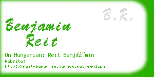 benjamin reit business card